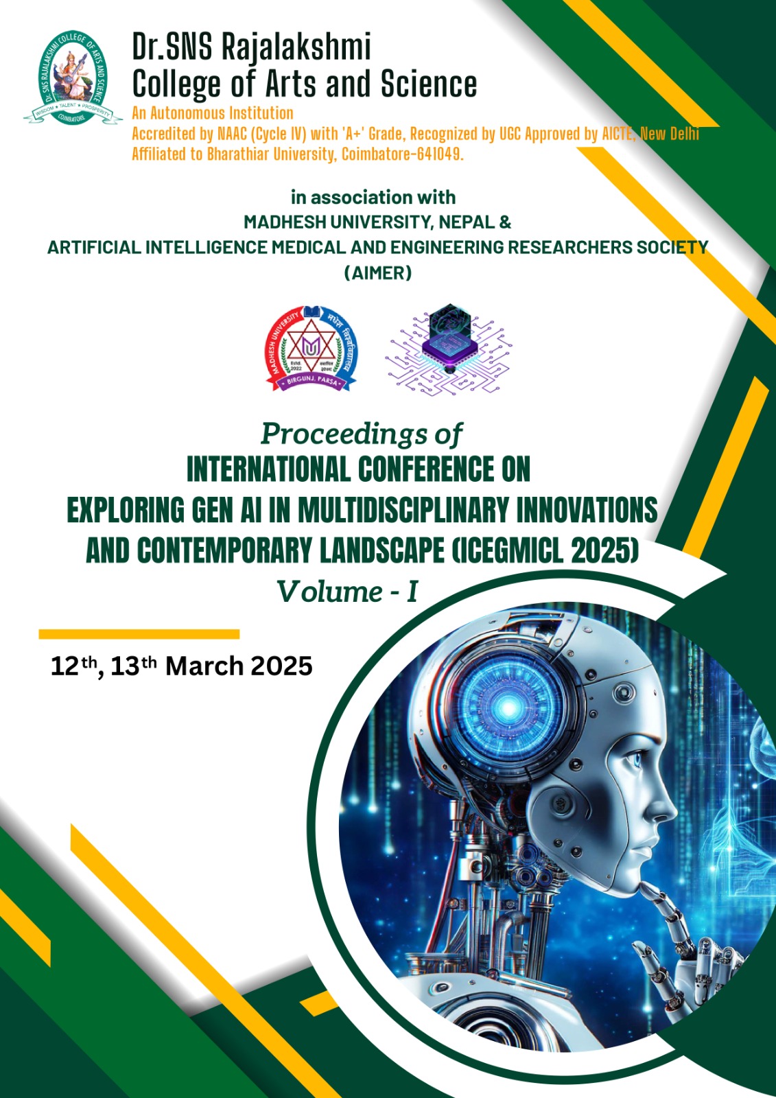 Two-Day International Conference on Exploring GEN AI in Multidisciplinary Innovations and Contemporary Landscape